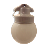 Lamp glass and porcelain hanging lamp