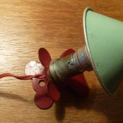Metal "mushroom" spot clip lamp, 1950s