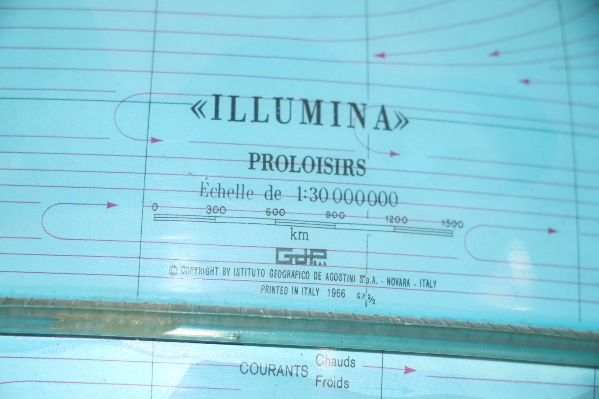 XXL Illuminated Globe Earth 1964