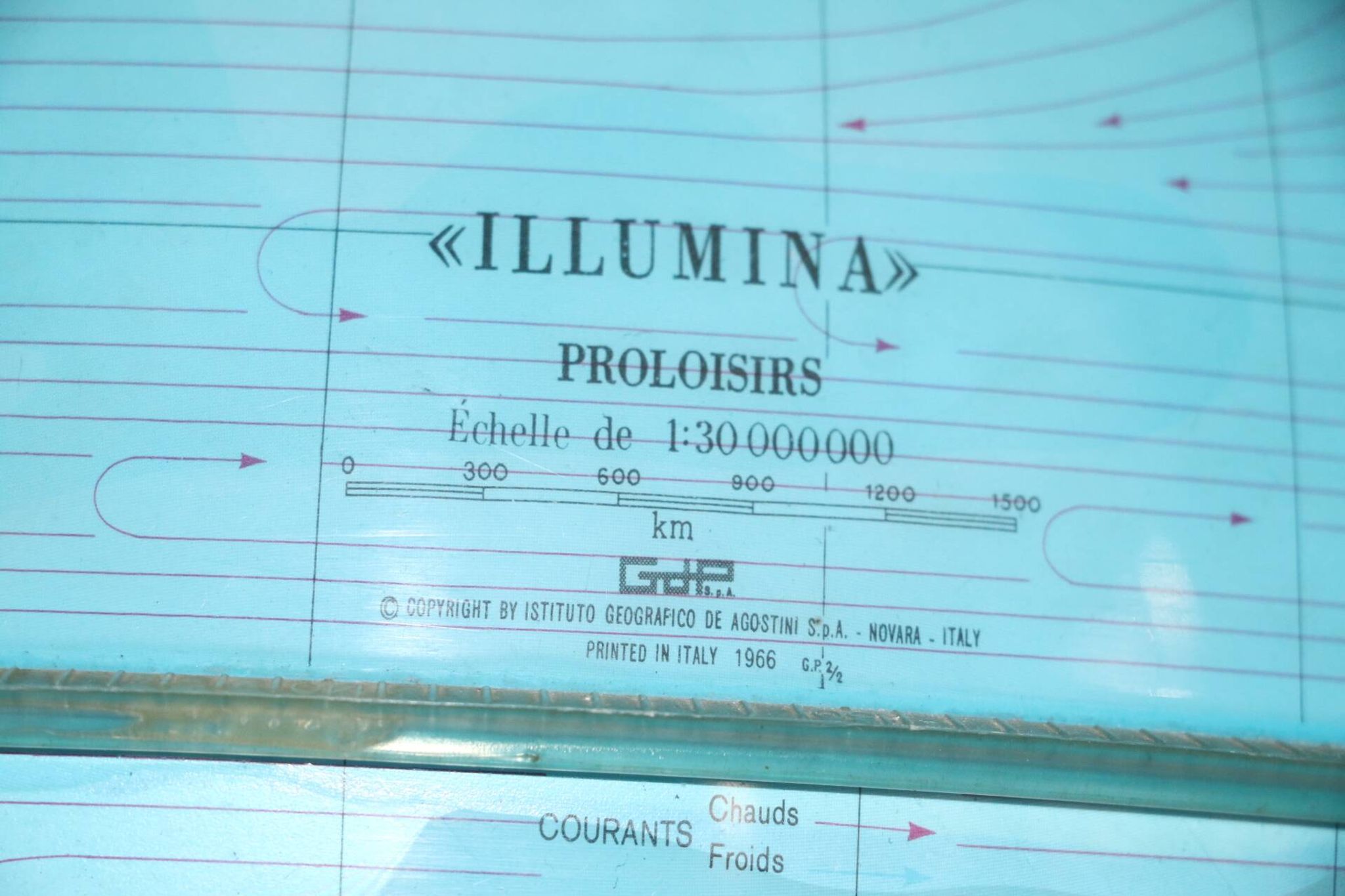 XXL Illuminated Globe Earth 1964