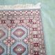 Old handmade wool oriental rug. 190 x 126cm