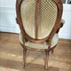 Fauteuils médaillon style Louis XVI