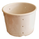 Pot faisselle grès beige
