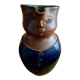 Pichet bicolore anthropomorphe en céramique Nigon Savignies