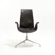 PAIR OF FK 6725 LEATHER ARMCHAIRS, KNOLL, FABRICIUS & KASTHOLMON, 1960s