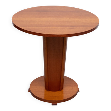 Stunning Dutch Art Deco Amsterdam school round center table 1930s
