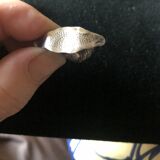 Small solid silver snail