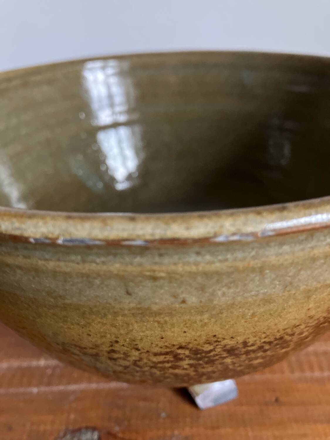 Stoneware dish strainer