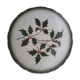 Badonviller earthenware plate holly decoration diam21 cm