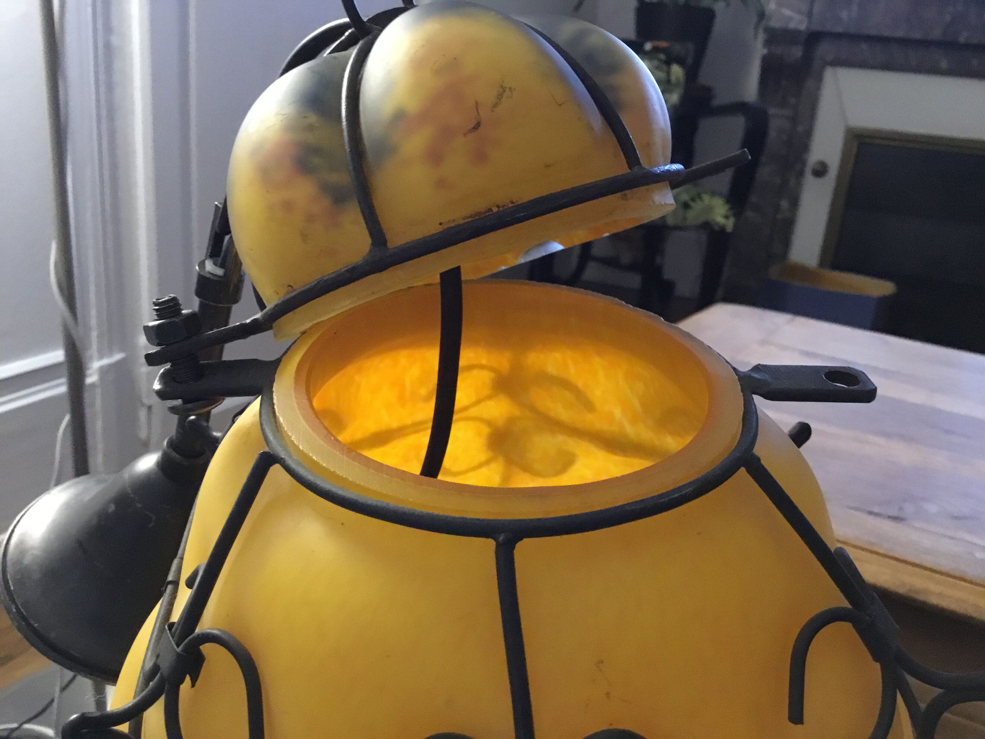 Venetian lantern in Murano glass