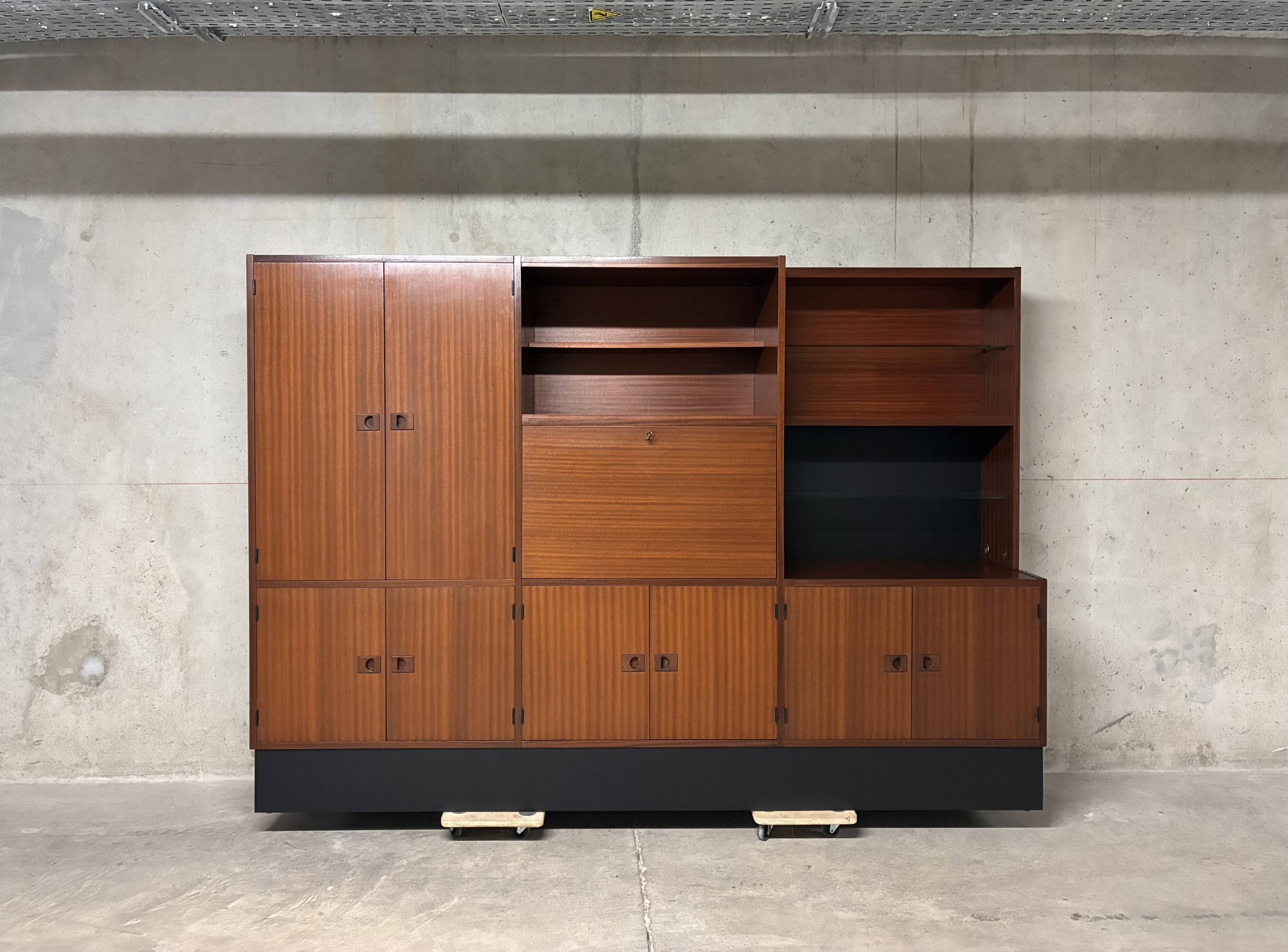 Enfilade haute buffet vitrine René-Jean Caillette éditions Charron