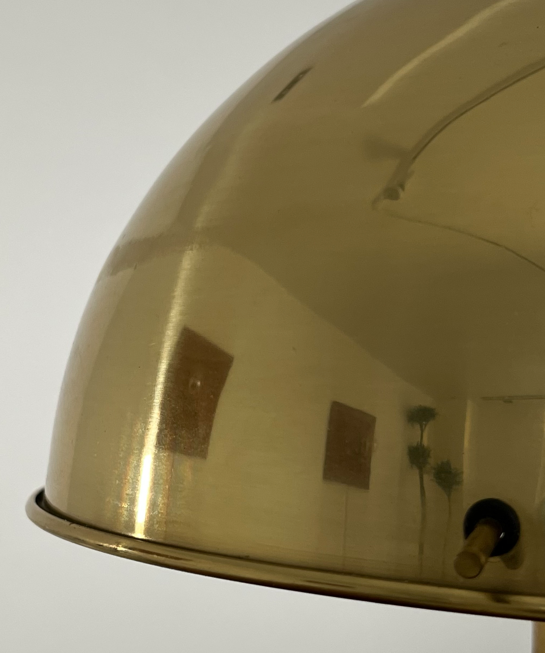 Brass desk lamp by Florian Schulz, 70s.