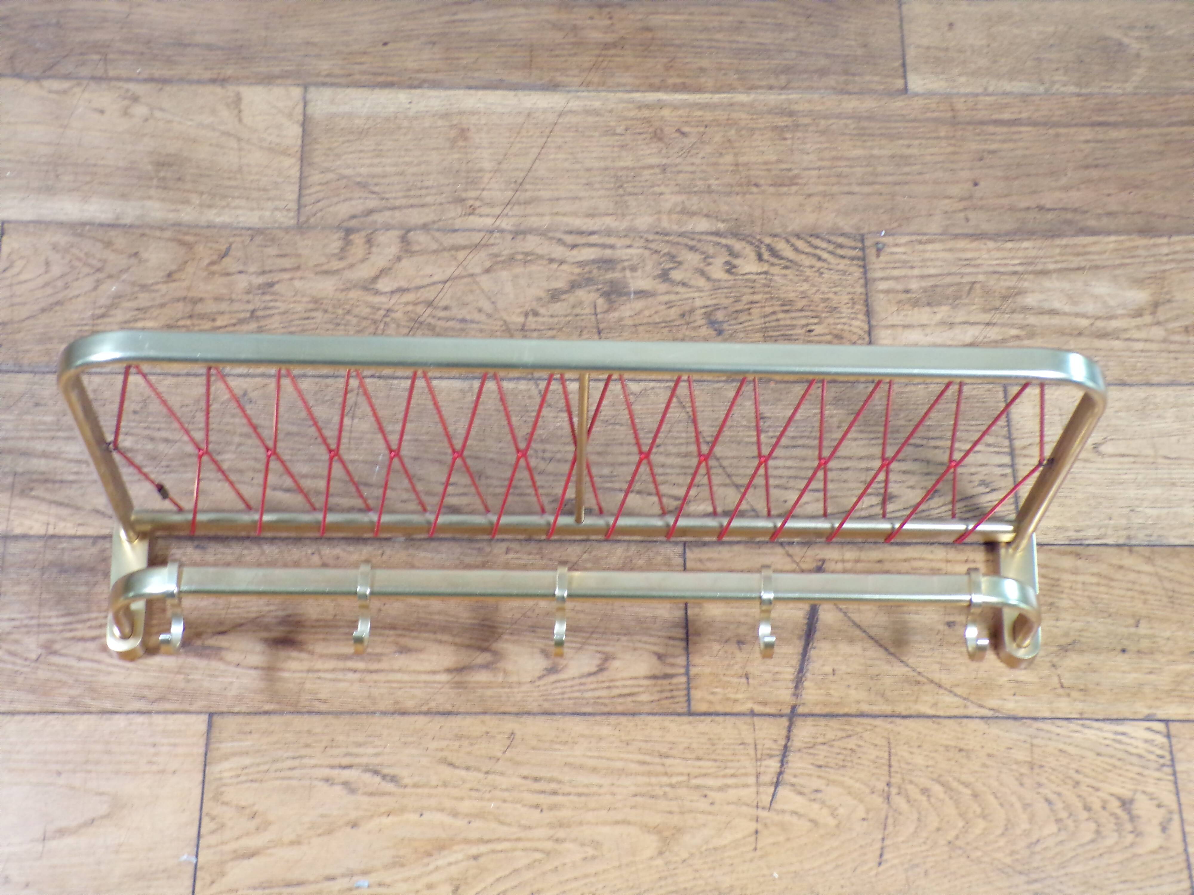 Train luggage rack style coat rack l=60cm