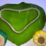 Vintage ceramic service autumn salt pepper spices cabbage squash 1950s 60s