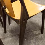 6 Baumann "transit" chairs 1990s