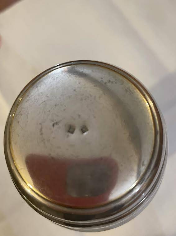 Petit vase argenterie poiçonnée