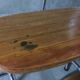 Tabouret marche-pied en formica années 70