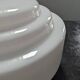 Old white opaline skyscraper ceiling light Ø 25 cm art deco 1930