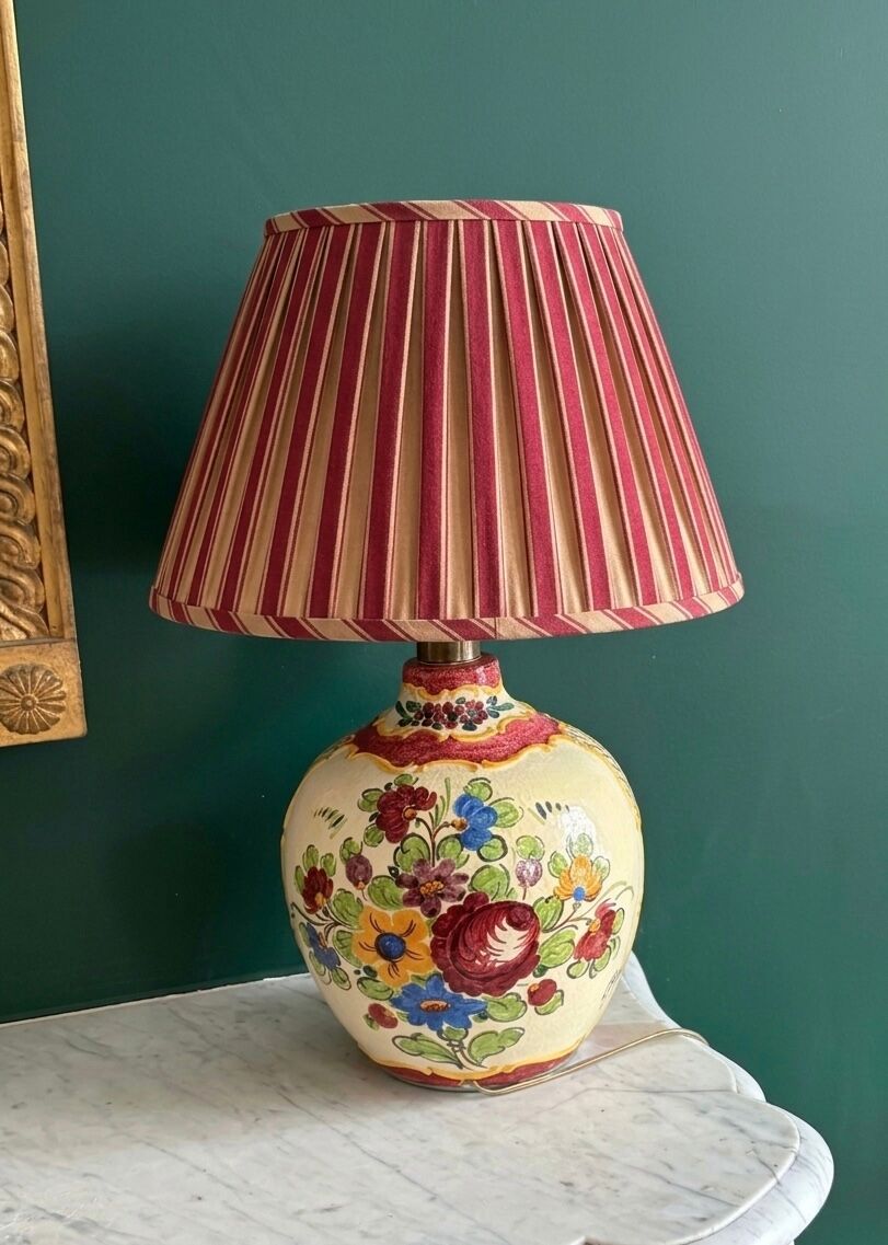 Pied de lampe en céramique