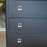 Mat black art deco dresser