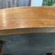 Round oval ceramic coffee table by Barrois Vallauris, 1960, herbarium model