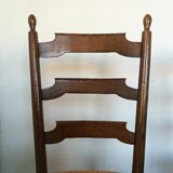 Paire de chaises paillées