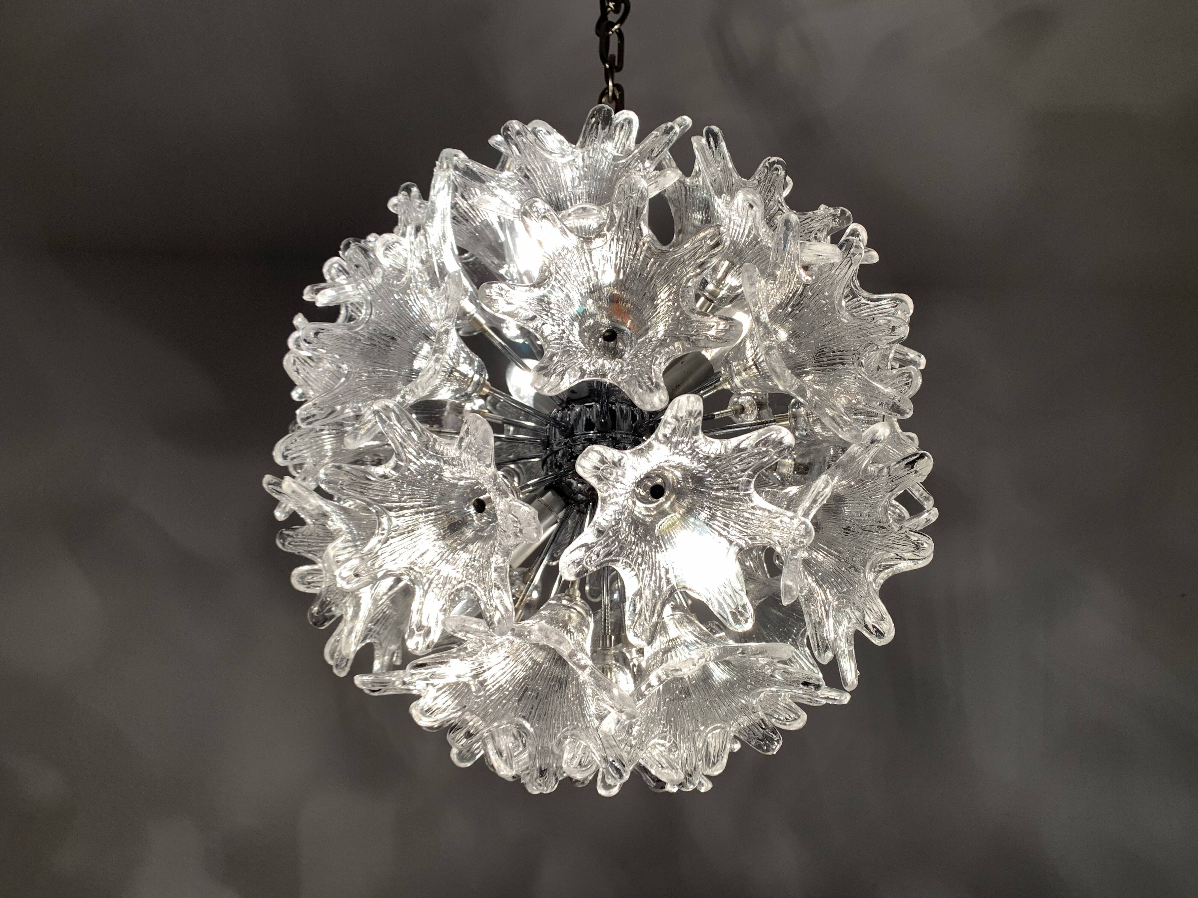 Italian Murano Glass Chandelier by Paolo Venini for VeArt
