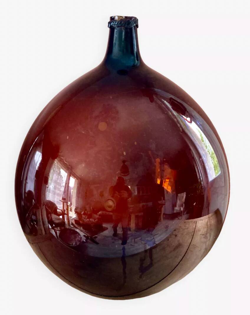 Amber antique demijohn 50L