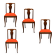 Set of 4 chairs by Oscar Edv Ekelunds Snickerifabrik AB Virserum, 1900