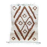 Tapis berbère en laine pure fait main traditionnelle taille 150/250 cm
