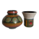 Duo of vases, vintage Scandinavian ceramics