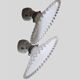 Pair of opaline glass wall lights