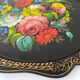Metal tray Russian folk craft Jostovo