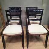 Set of 4 chairs from the 1950s.