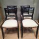 Serie de 4 chaises des années 1950
