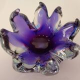 Large Italian bowl in purple Murano glass, 1960s