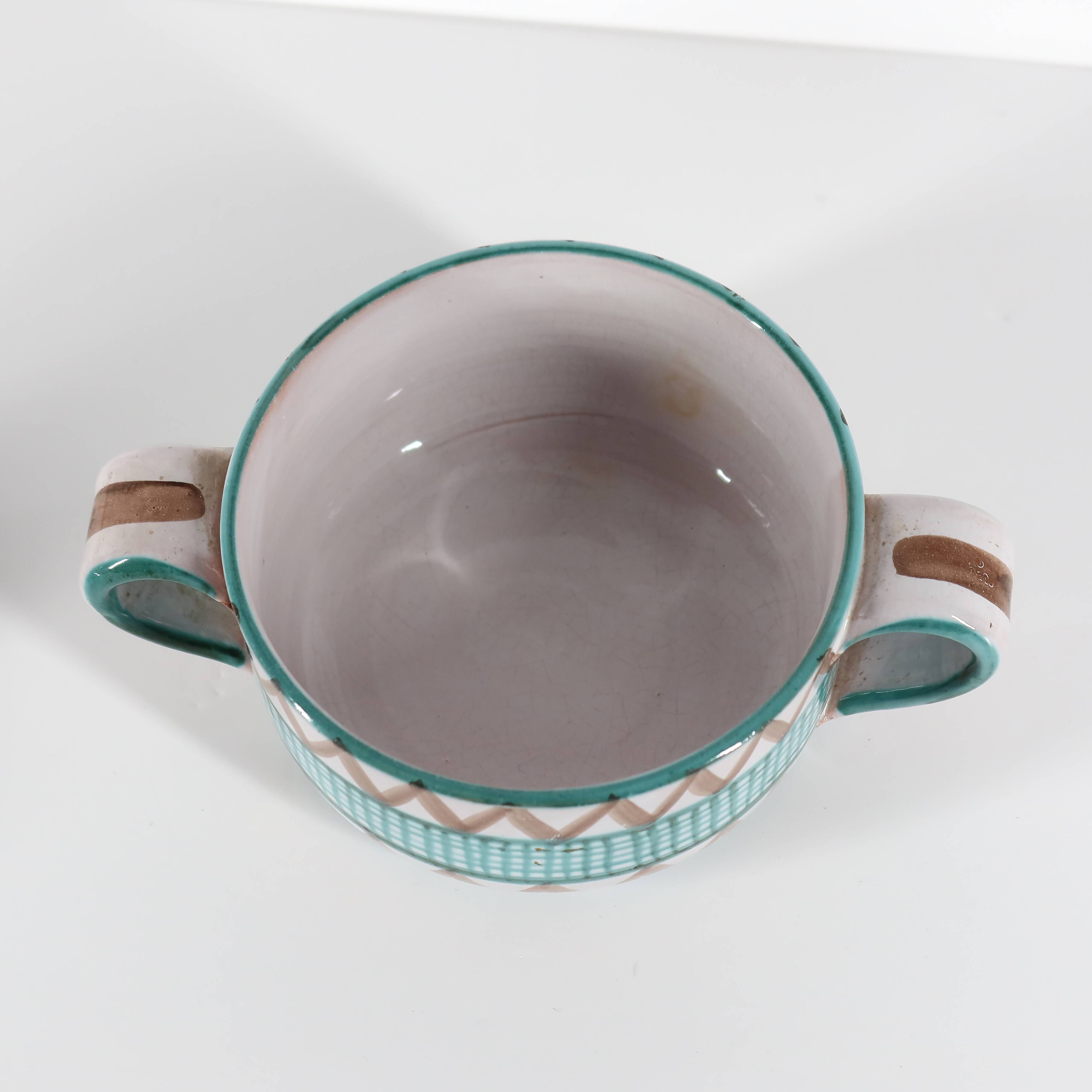 Ceramic pot signed RP Robert Picault, Vallauris, 1950s