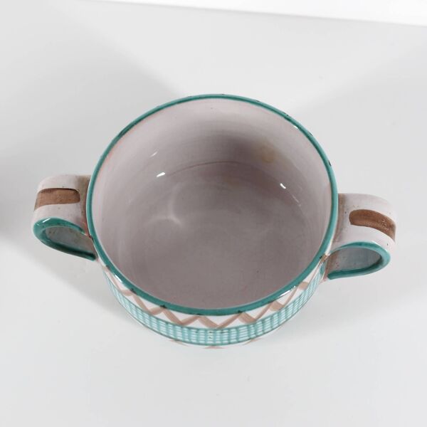 Pot en céramique signé RP Robert Picault, Vallauris années 50