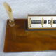 Perpetual metal and plastic calendar