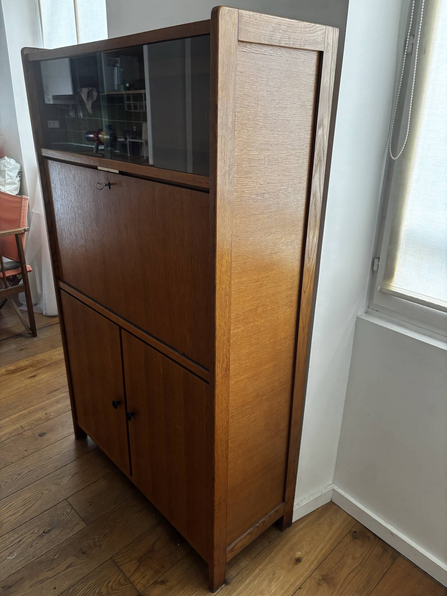 Desk / Secretary in wood from the 60s-70s