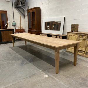 Table de ferme en chêne