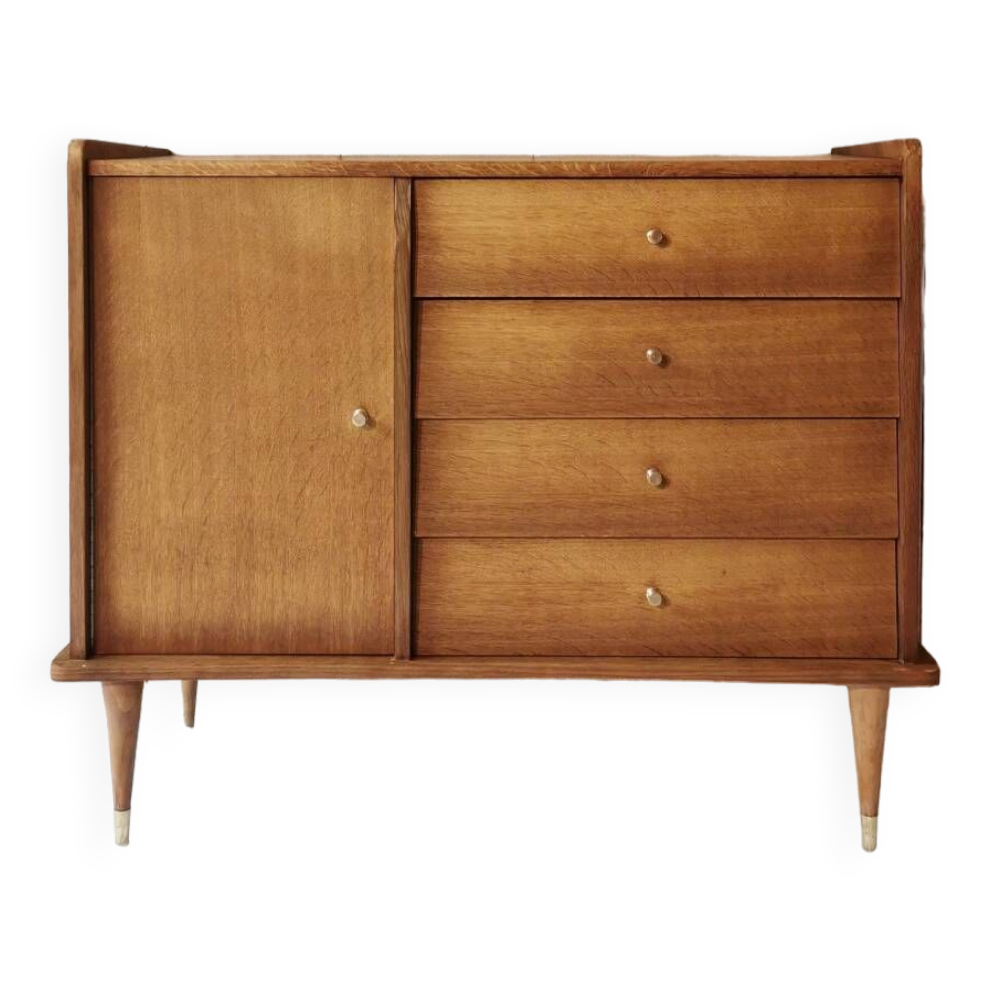 Chest of drawers with 1 door and 4 drawers