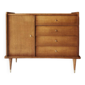 Chest of drawers with 1 door and 4 drawers