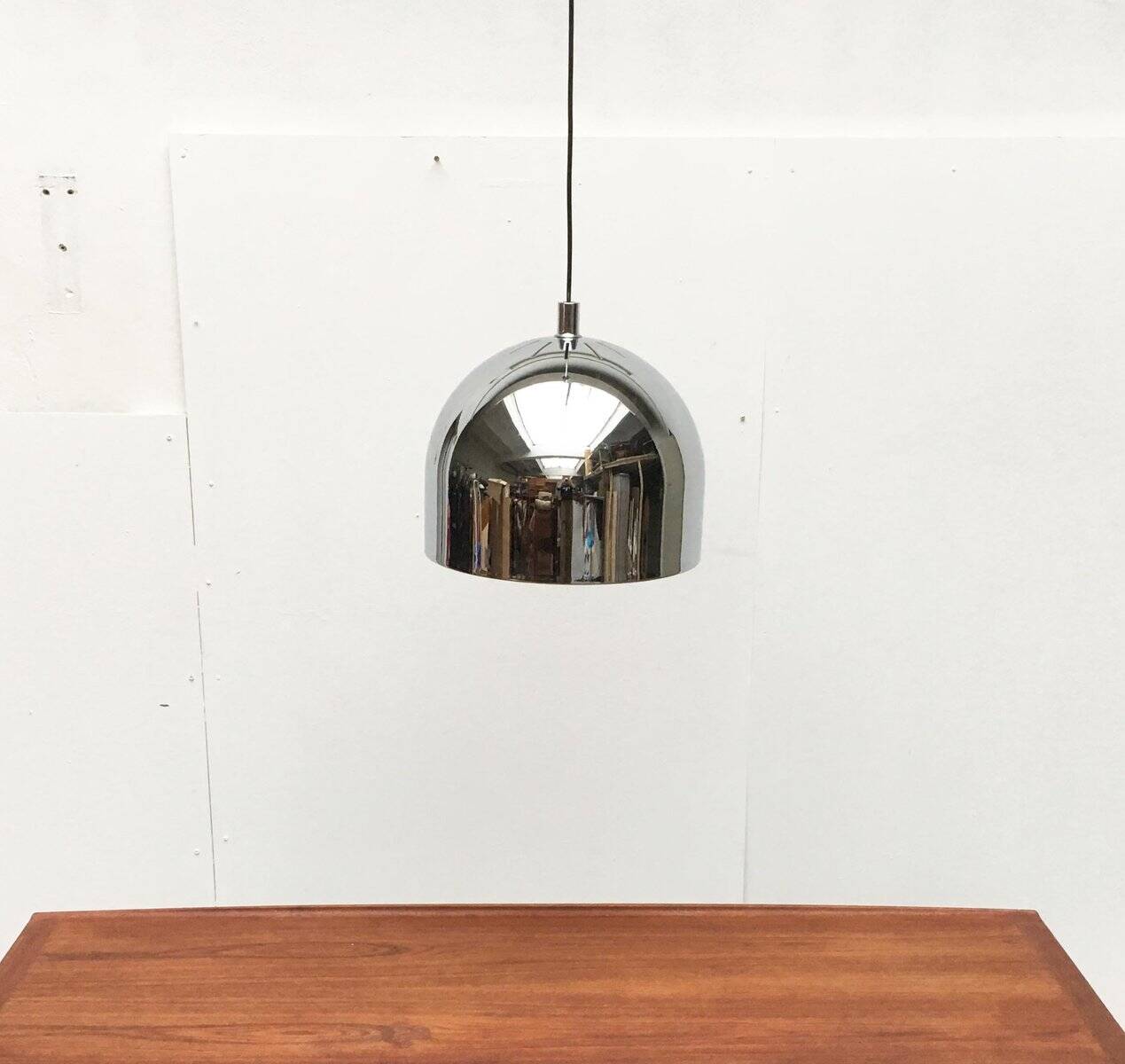Suspension Chrome Modèle Allemand 5561 Espace Milieu du Siècle par Staff, Années 1970