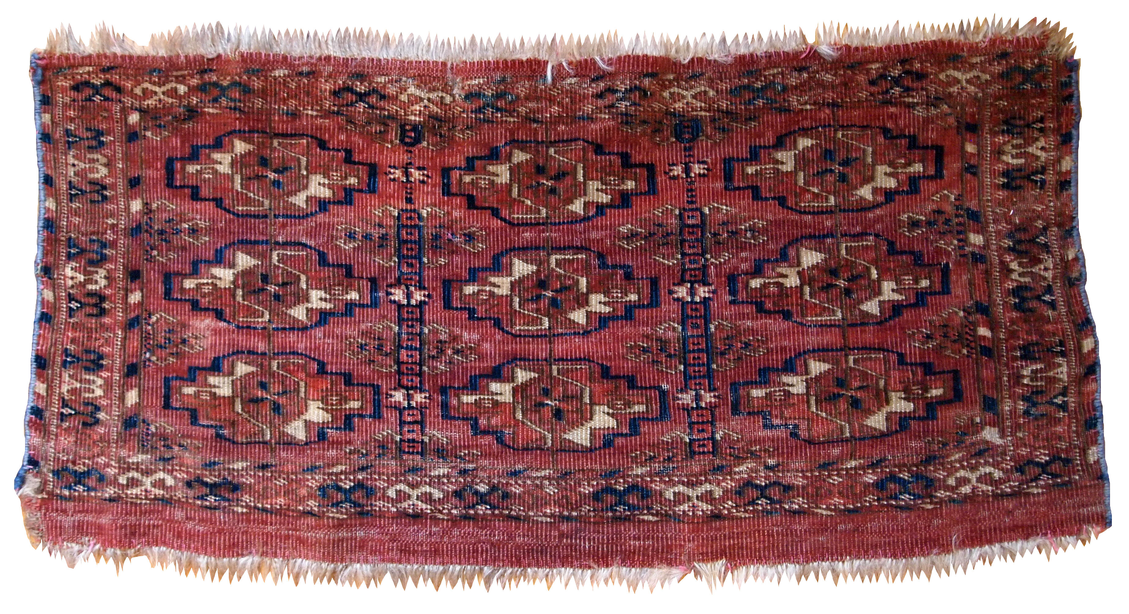 Tekke Turkmen Torba rug  30cm x 63cm