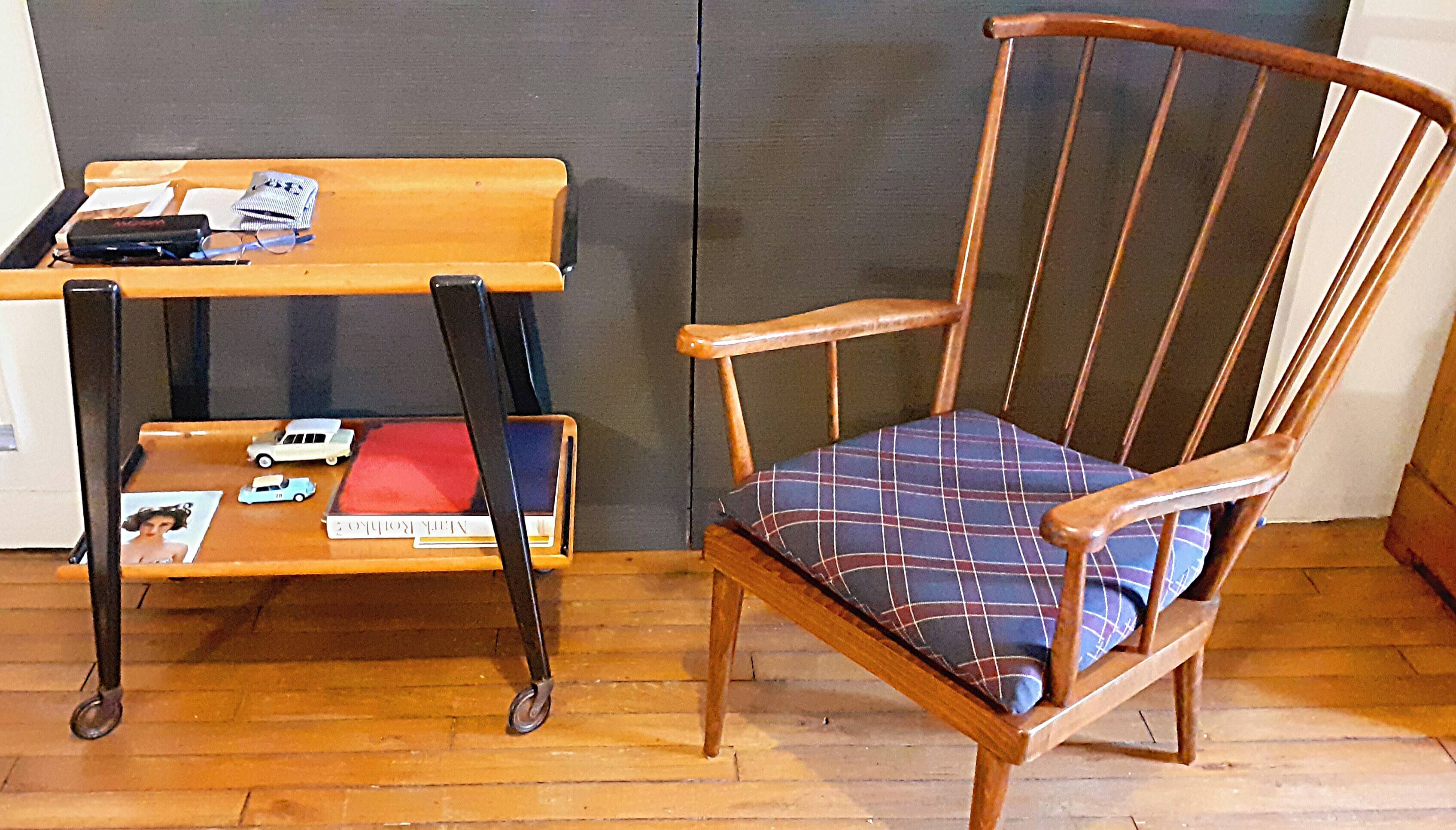 Baumann Belvoir fan armchair from the 60s