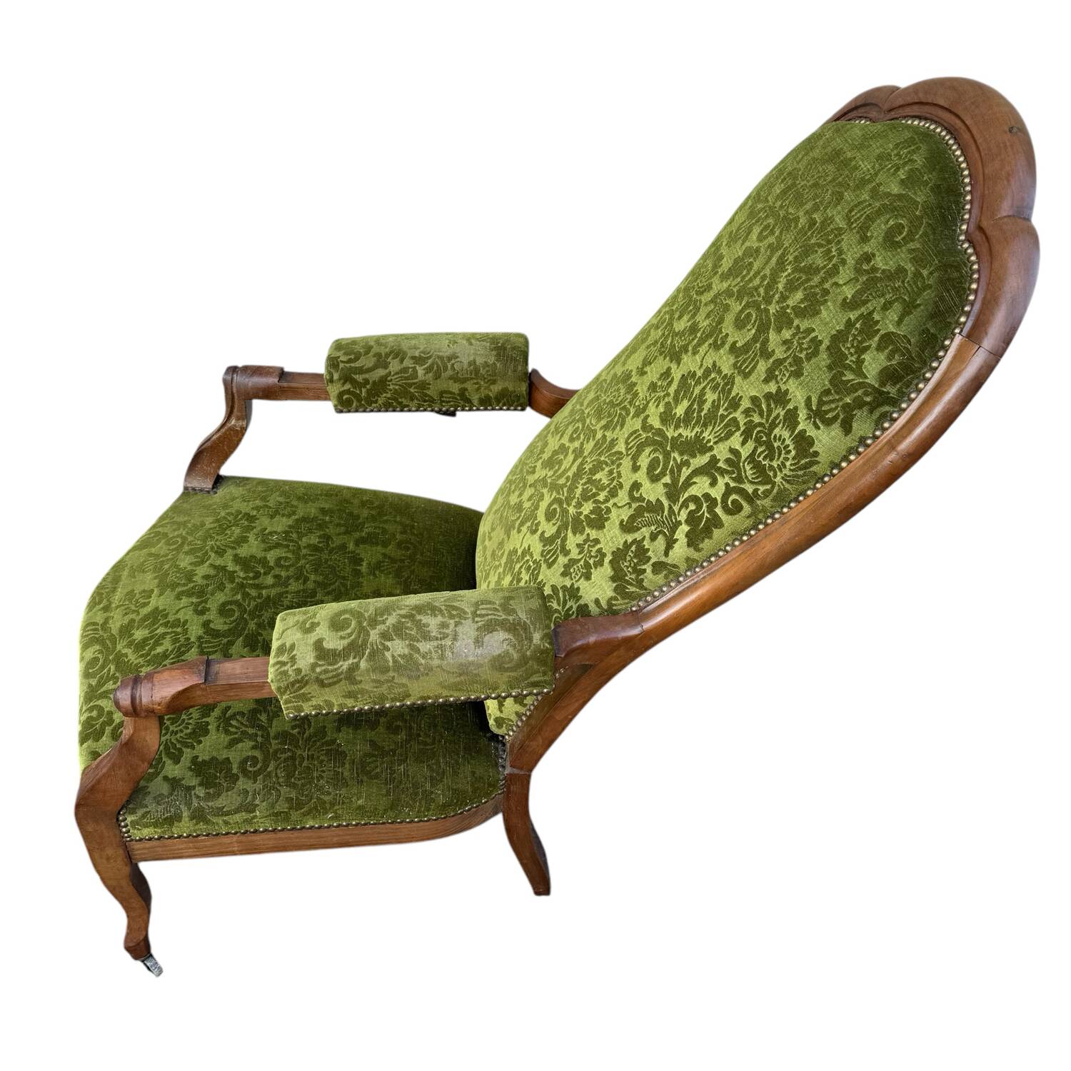 19's voltaire rack and pinion armchair