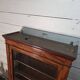 Late 19th century mahogany shop display cabinet.