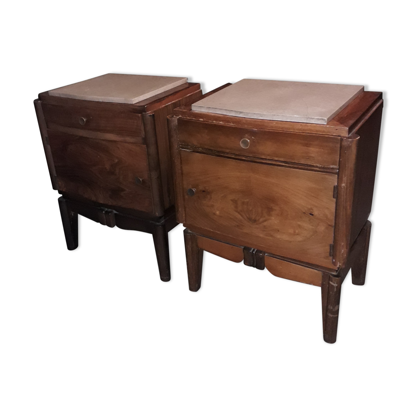 Paire de chevets vintage