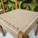 Lot de 4 chaises danoises, 1970